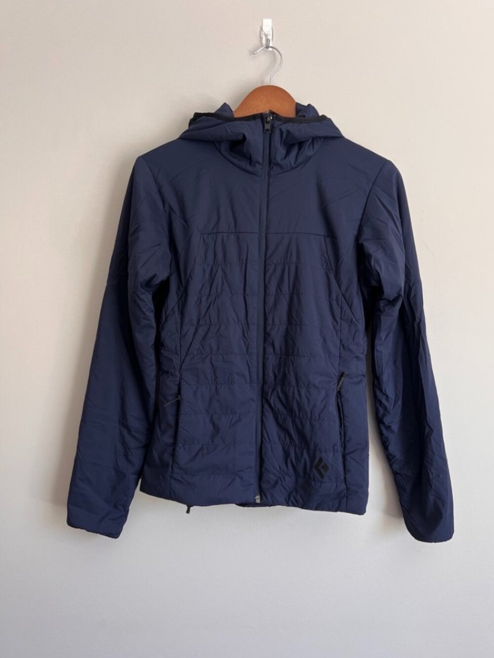 Black Diamond First Light Hoody Women’s Navy PrimaLoft Insulated Jacket Small